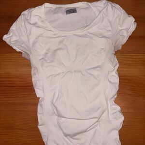 Athleta Classic White Short Sleeve Tee